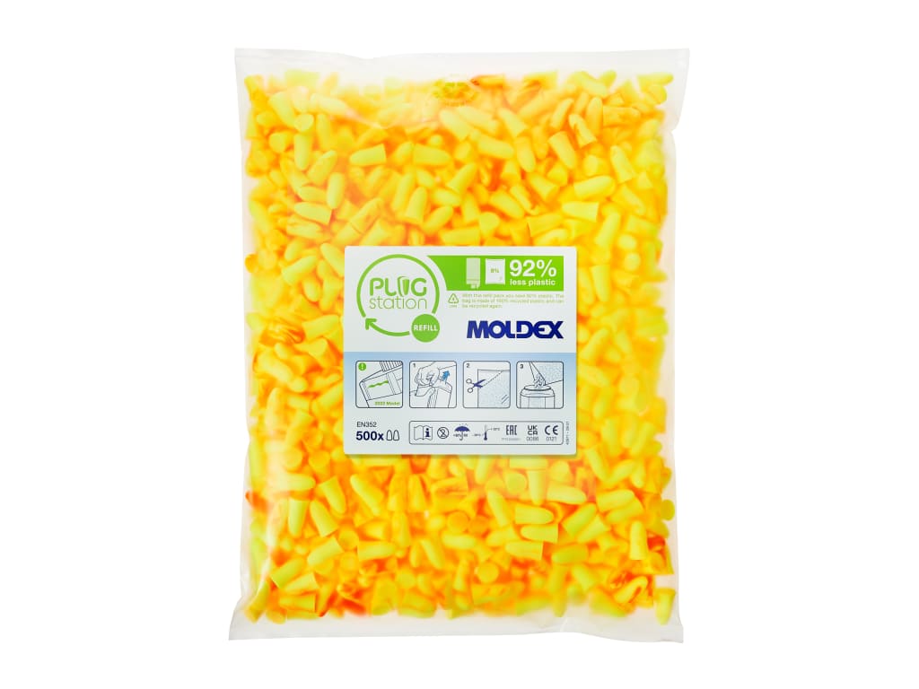 MelLows® PlugStation 500 Refill SNR 21 dB (500 Pairs)                           