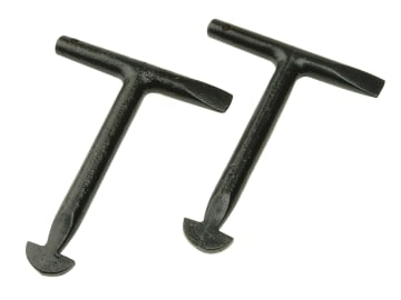 1010L Manhole Keys 125mm (5in) (Pack 2)                                         