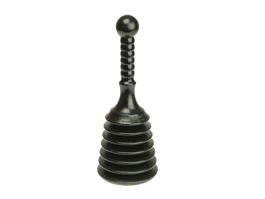 1460Y One Piece Handy Plunger Black 100mm (4in)                                 