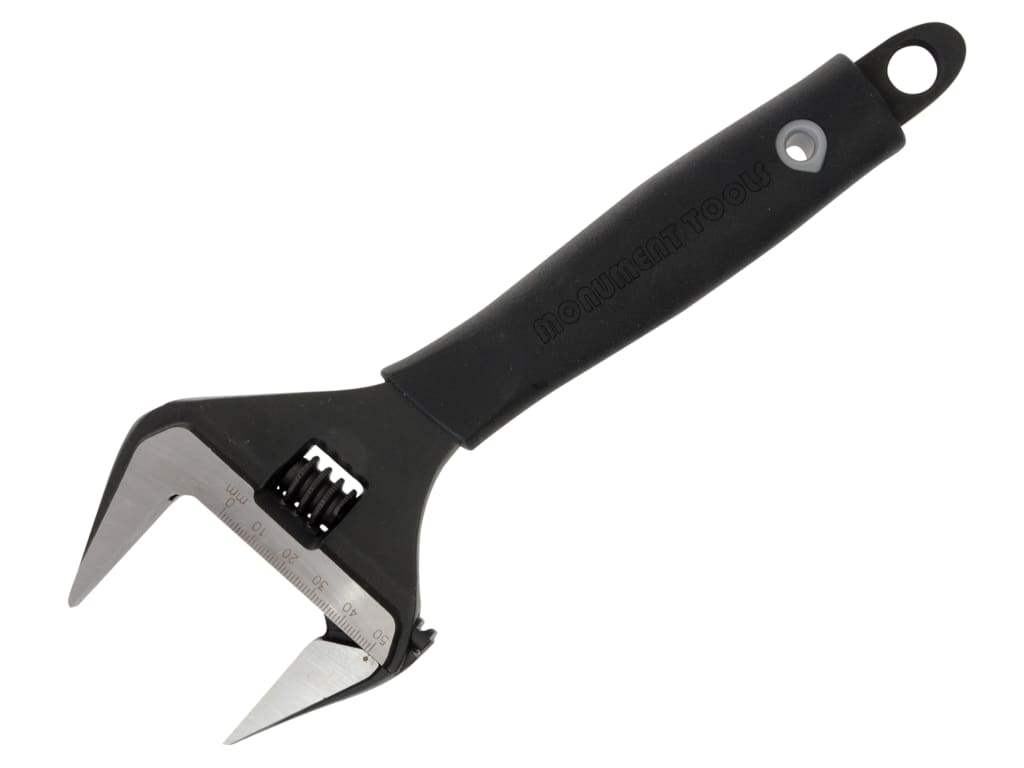 3143Z Wide Jaw Adjustable Wrench 250mm (10in)                                   