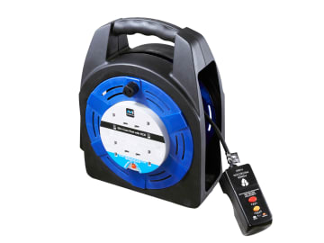 Case Reel 240V 13A 4-Socket RCD & Thermal Cut-Out 20m                           