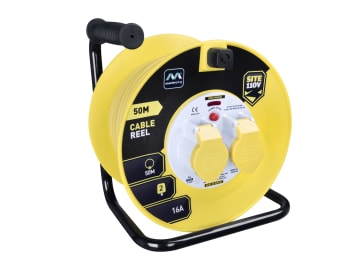 Cable Reel 110V 16A Thermal Cut-Out 50m                                         