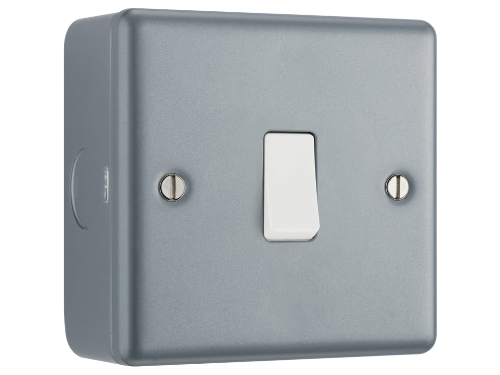 Metal Clad 1-Gang 2-Way Light Switch                                            
