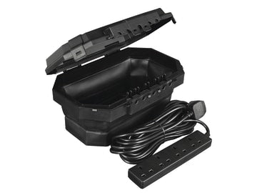 Collapsible Electrical Connection Box + Extension Lead 240V 4-Gang 13A 8m       