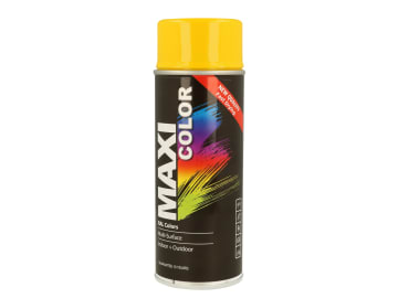 MaxiColor Spray Gloss Rape Yellow RAL1021 400ml                                 