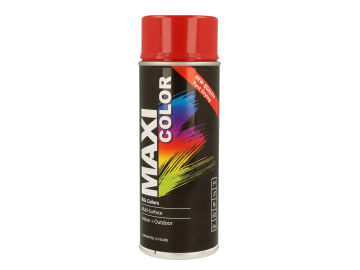 MaxiColor Spray Gloss Flame Red RAL3000 400ml                                   