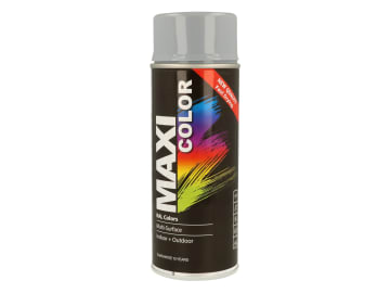 MaxiColor Spray Gloss Silver Grey RAL7001 400ml                                 