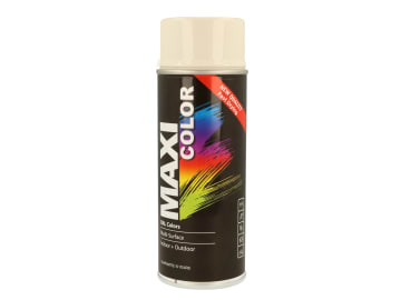 MaxiColor Spray Gloss Cream White RAL9001 400ml                                 