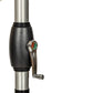 Ivory 3m Crank and Tilt Parasol - Brushed Aluminium Pole, MorgansOsw