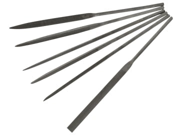 Red Wallet Needle Mini File Set 6 Piece 42030                                   