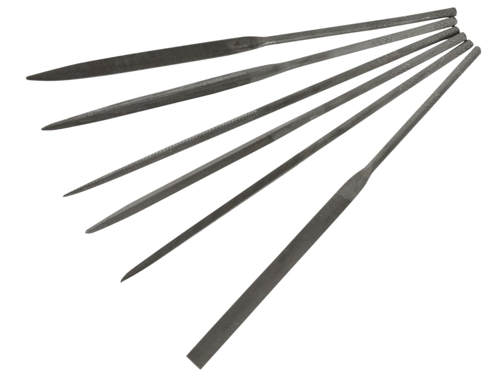Red Wallet Needle Mini File Set 6 Piece 42030                                   