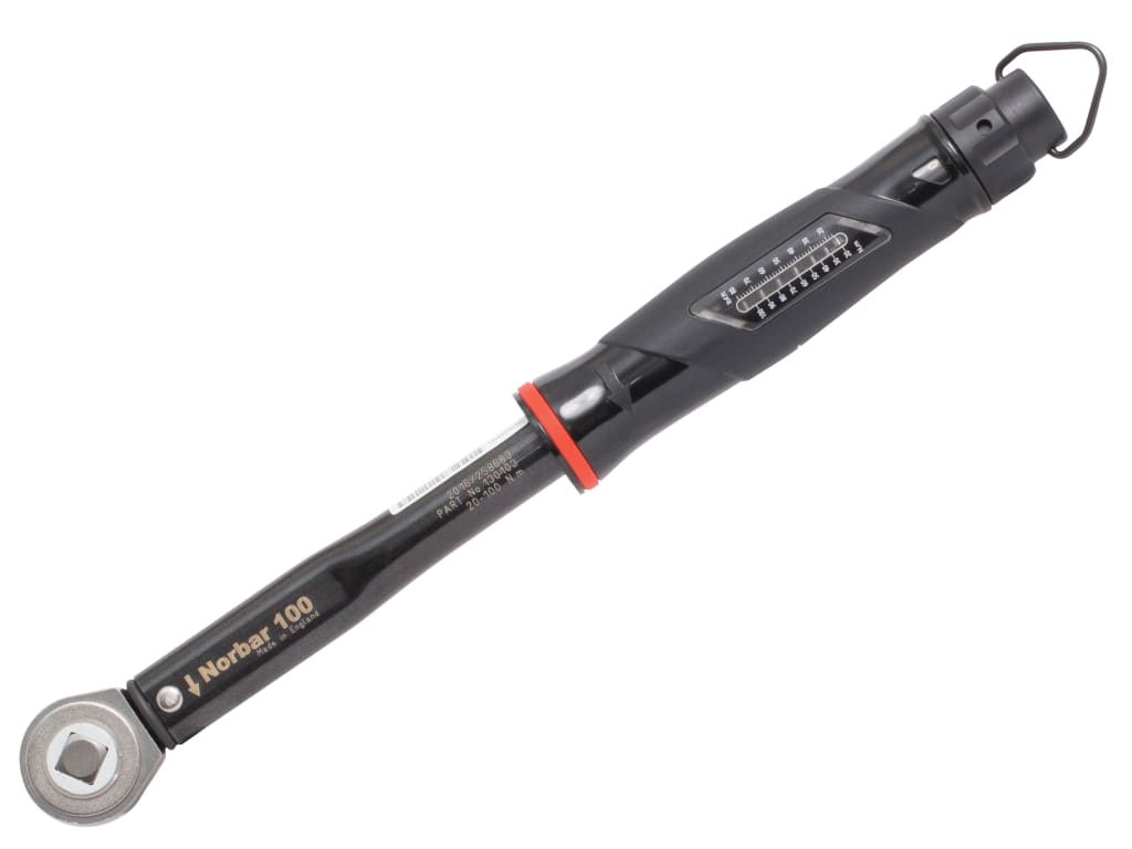NorTorque® 100 Adjustable Dual Scale Ratchet Torque Wrench 1/2in Drive 20-100Nm 