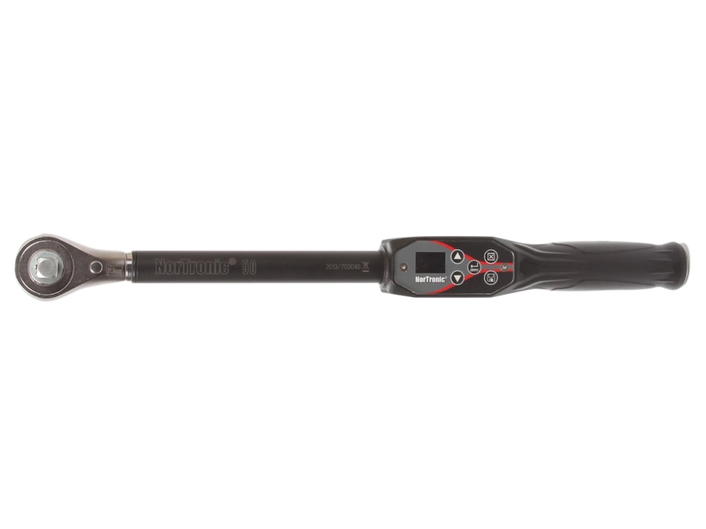 NorTronic® Electronic Torque Wrench 1/2in Drive 5-50Nm                          