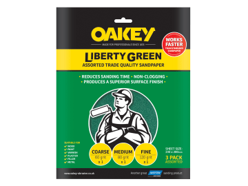 Liberty Green Aluminium Oxide Sheets 230 x 280mm Assorted (3)                   