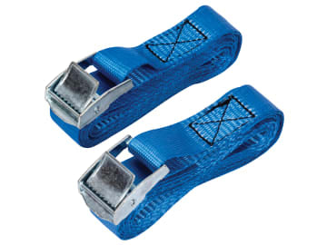 Cam Buckle 25mm x 2.5m (1in x 100in) 2 Piece                                    