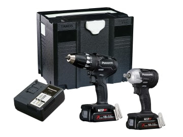 EYC232PN Twin Pack 18V 2 x 3.0Ah Li-ion                                         