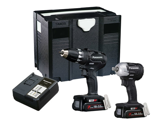 EYC232PN Twin Pack 18V 2 x 3.0Ah Li-ion                                         