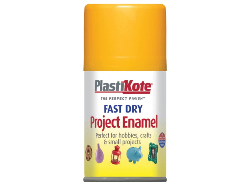 Fast Dry Enamel Aerosol Sunshine Yellow 100ml                                   