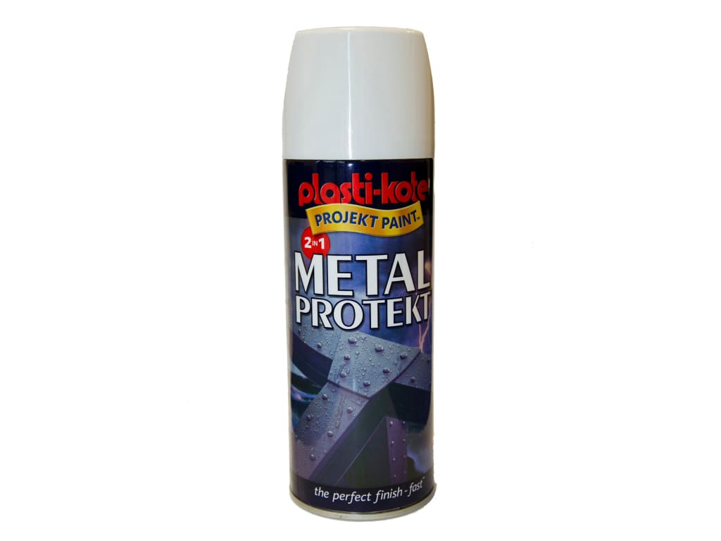 Metal Protekt Spray Gloss White 400ml                                           