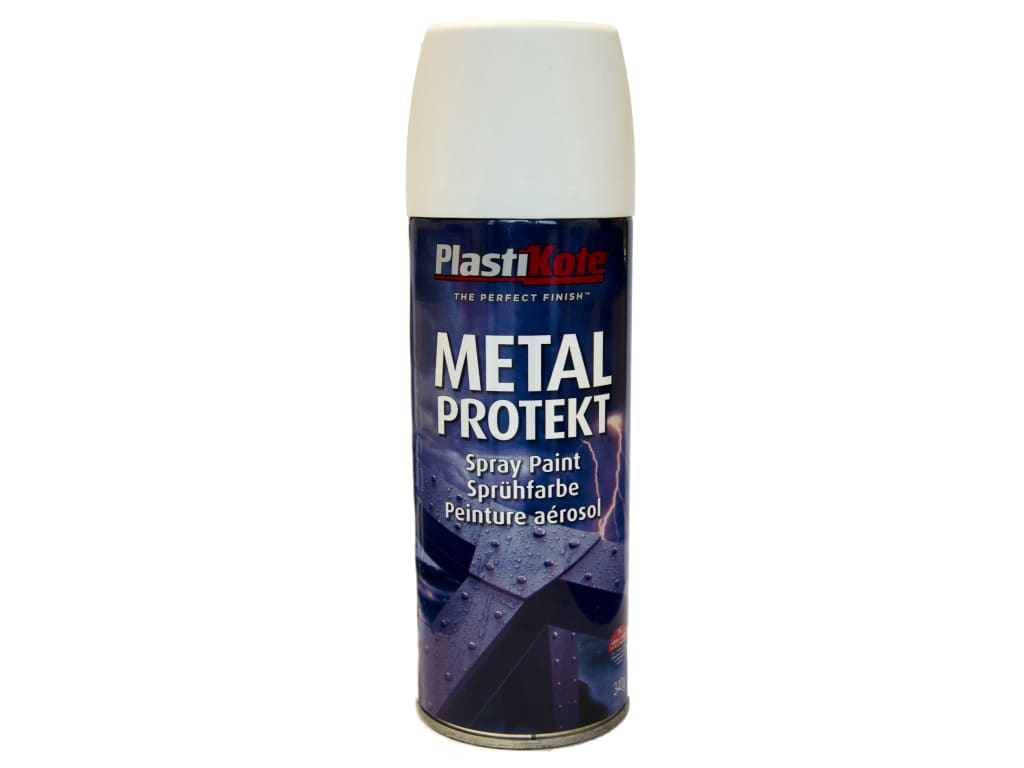 Metal Protekt Spray Satin White 400ml                                           