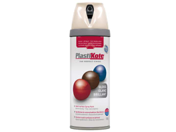 Twist & Spray Gloss Antique White 400ml                                         