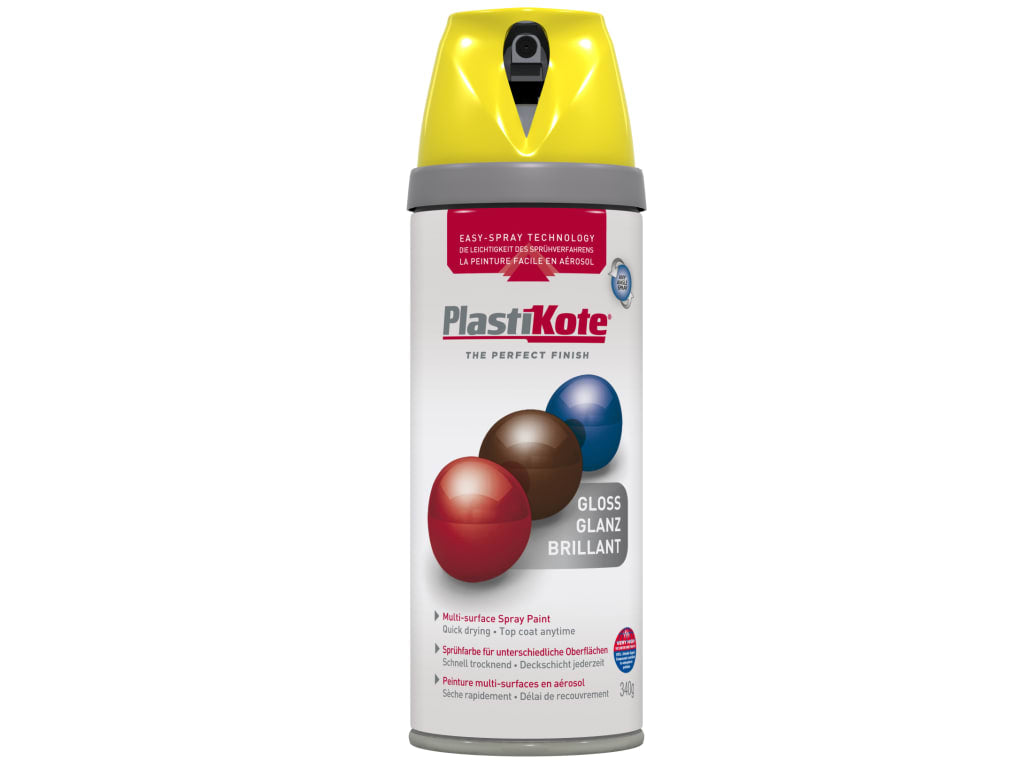 Twist & Spray Gloss New Yellow 400ml                                            