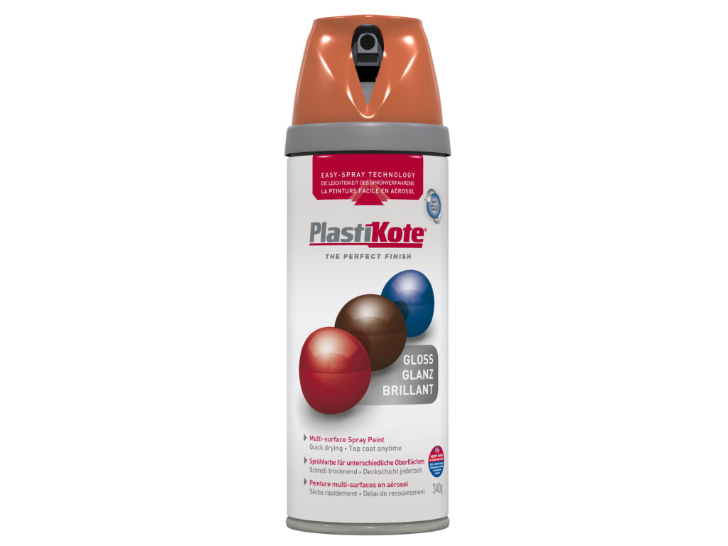 Twist & Spray Gloss Orange 400ml                                                