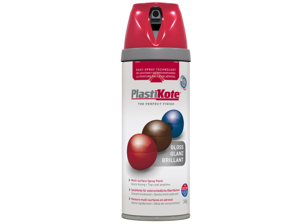Twist & Spray Gloss Bright Red 400ml                                            