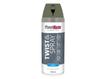 Twist & Spray Matt Olive Green 400ml                                            