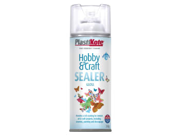 Hobby & Craft Sealer Spray Clear Gloss 400ml                                    
