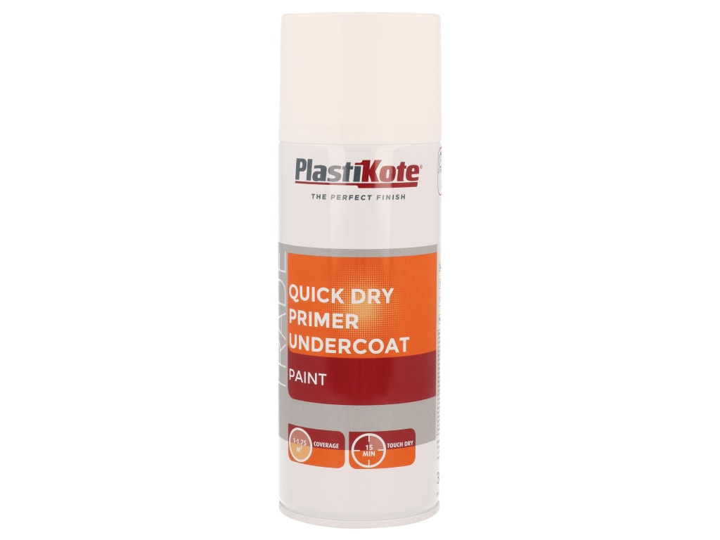 Trade Quick Dry Primer Spray White 400ml                                        