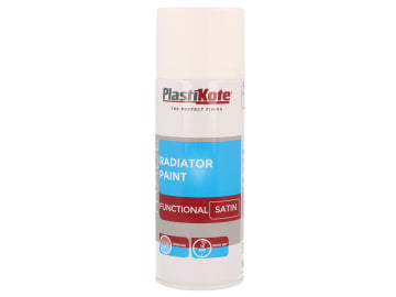 Trade Radiator Spray Paint Satin White 400ml                                    