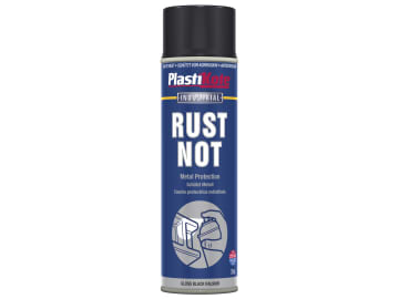 Rust Not Spray Gloss Black 500ml                                                