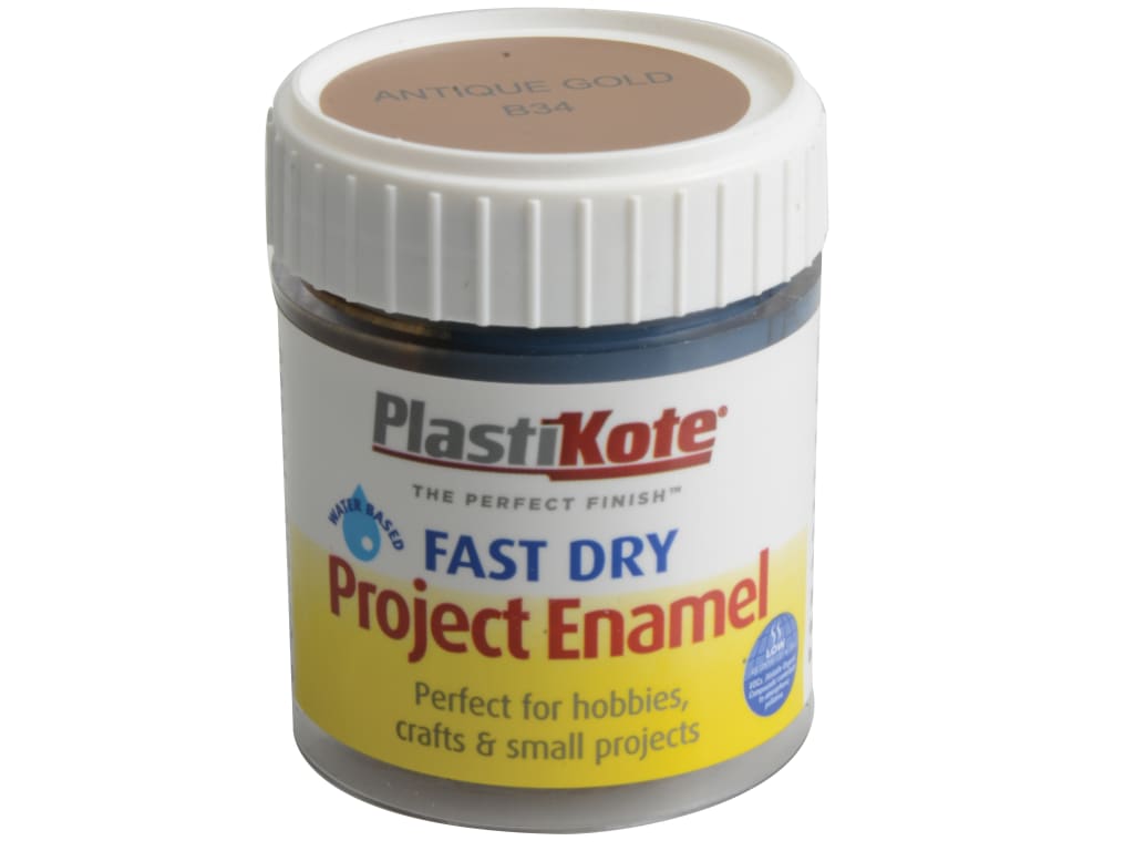 Fast Dry Enamel Paint B34 Bottle Antique Gold 59ml                              