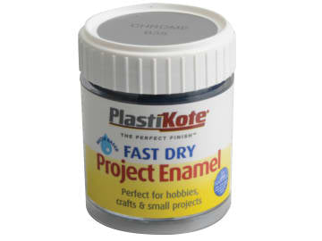 Fast Dry Enamel Paint B35 Bottle Chrome 59ml                                    
