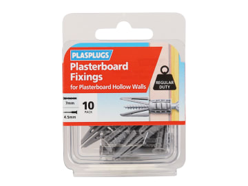 CF 104 Standard Plasterboard Fixings Pack of 10                                 
