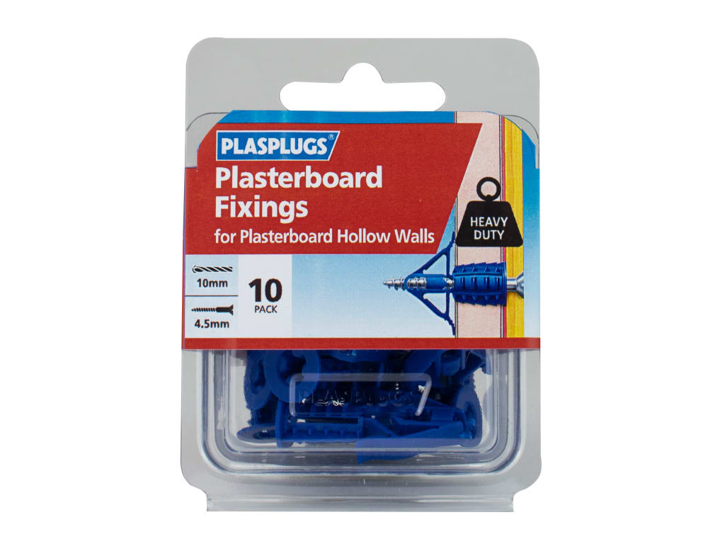 HCF110 Heavy-Duty Plasterboard Fixings Pack of 10                               