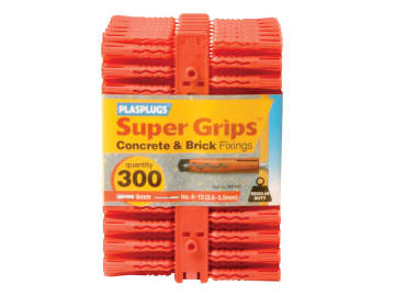 RP 187 Solid Wall Super Grips™ Fixings Red (300)                                