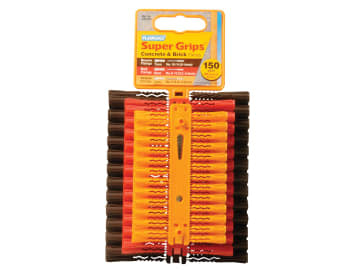 SAP 505 Solid Wall Super Grips™ Fixings Assorted (150)                          