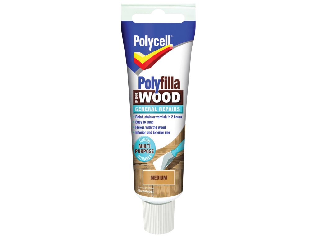 Polyfilla For Wood General Repairs Tube Medium 75g                              