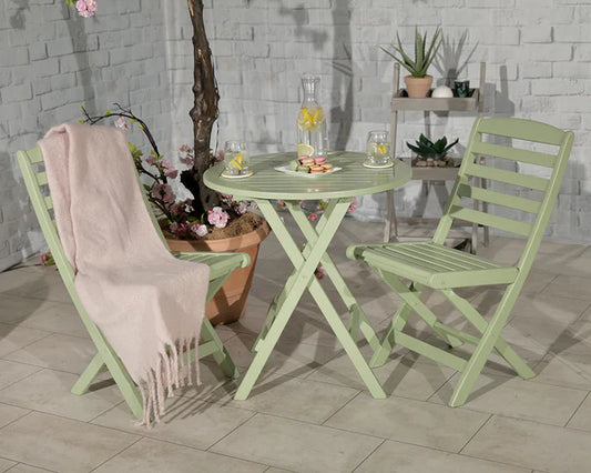 Porto Green 2 Seater Bistro Set, MorgansOsw