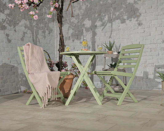 Porto Green 2 Seater Bistro Set, MorgansOsw