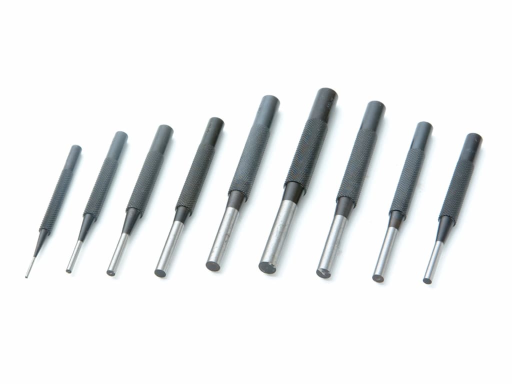 135-S9 Parrallel Pin Punches in Wallet Set 9 Piece                              