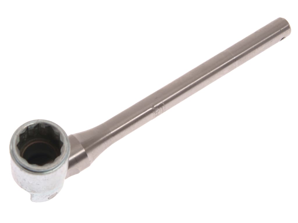 381B Scaffold Spanner Stainless Steel Bi-Hex 7/16W Round Handle                 