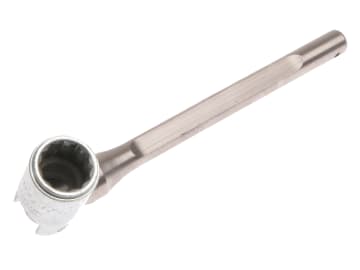 383B Scaffold Spanner Stainless Steel Bi-Hex 7/16W Flat Handle                  