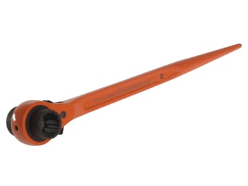 603 Reversible Ratchet Spanner Podger 19 x 21mm Hi-Vis                          
