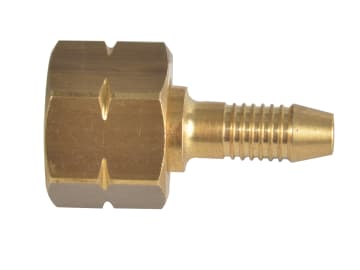 B1022 3/8in Left Hand Nut & 6mm Tail                                            