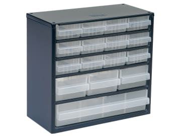 616-123 Metal Cabinet 16 Drawer                                                 