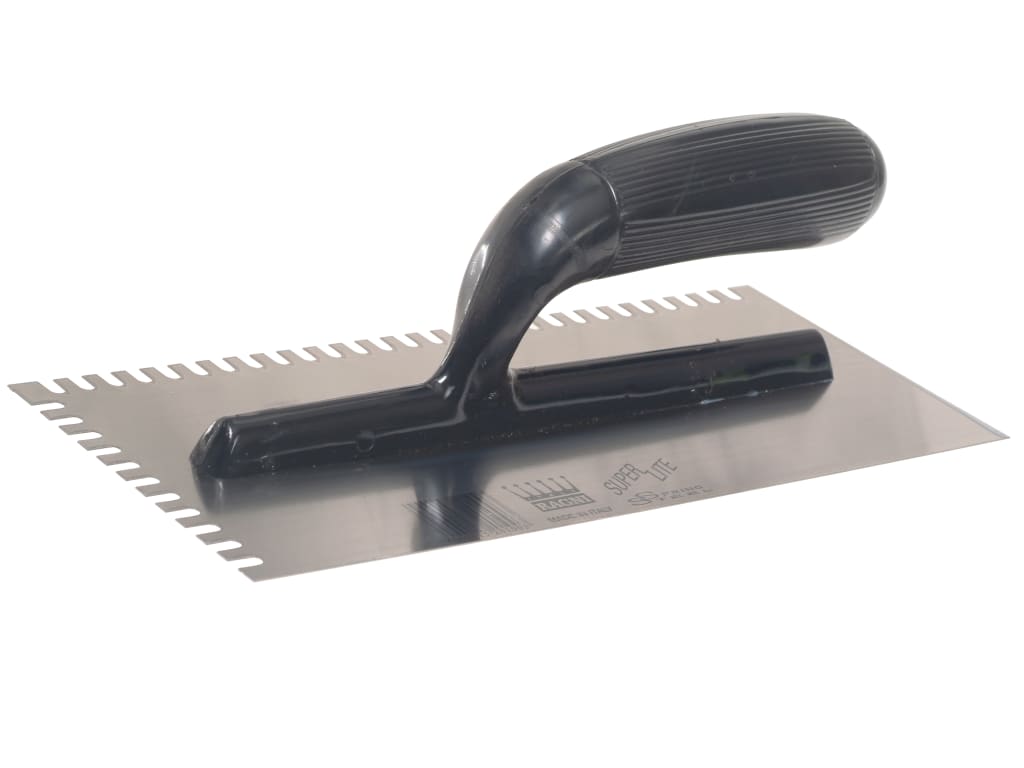 R231 Mastic Trowel U Notches Edge Plastic Handle 11 x 4.3/4in                   