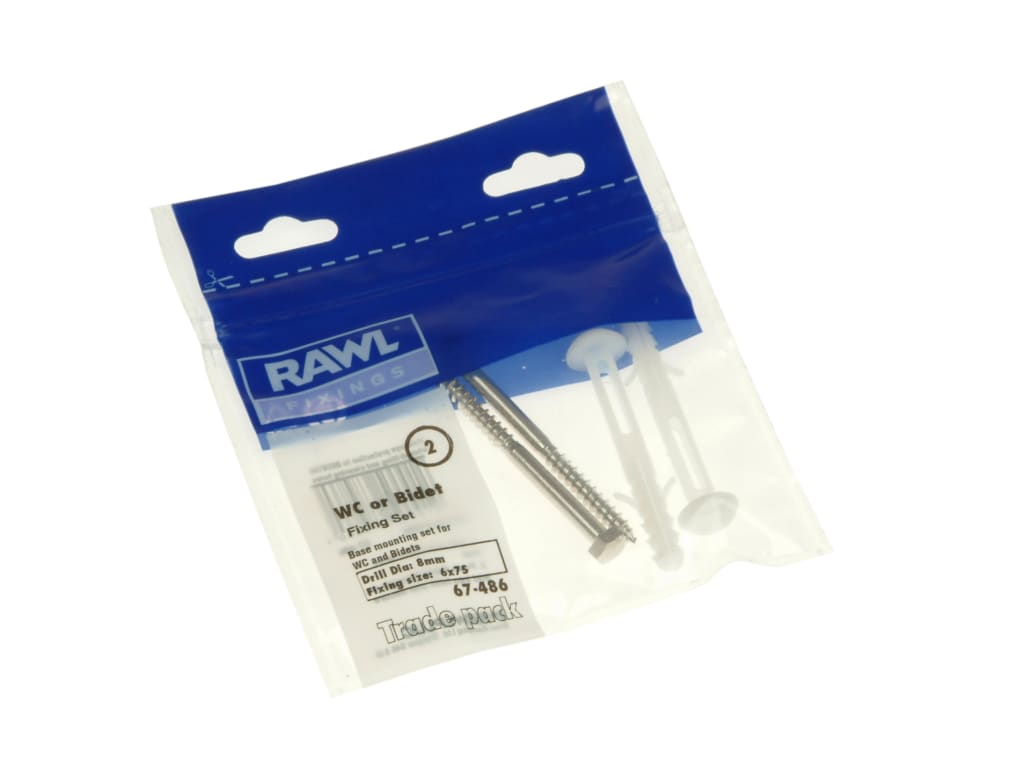67 486 WC Fixing Kit Long Plug                                                  
